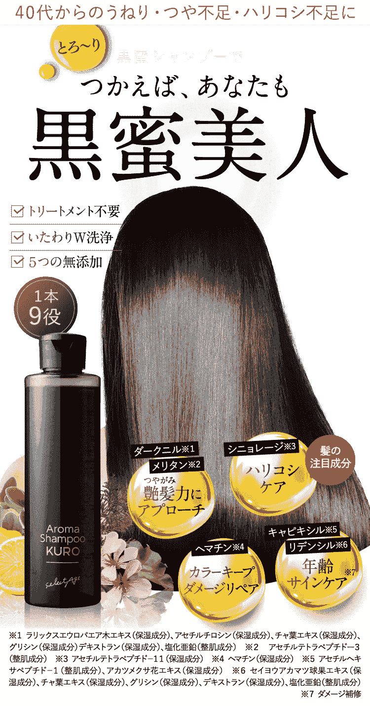 クーポン利用&送料無料 セレクタージュ Aroma Shampoo KURO - 通販